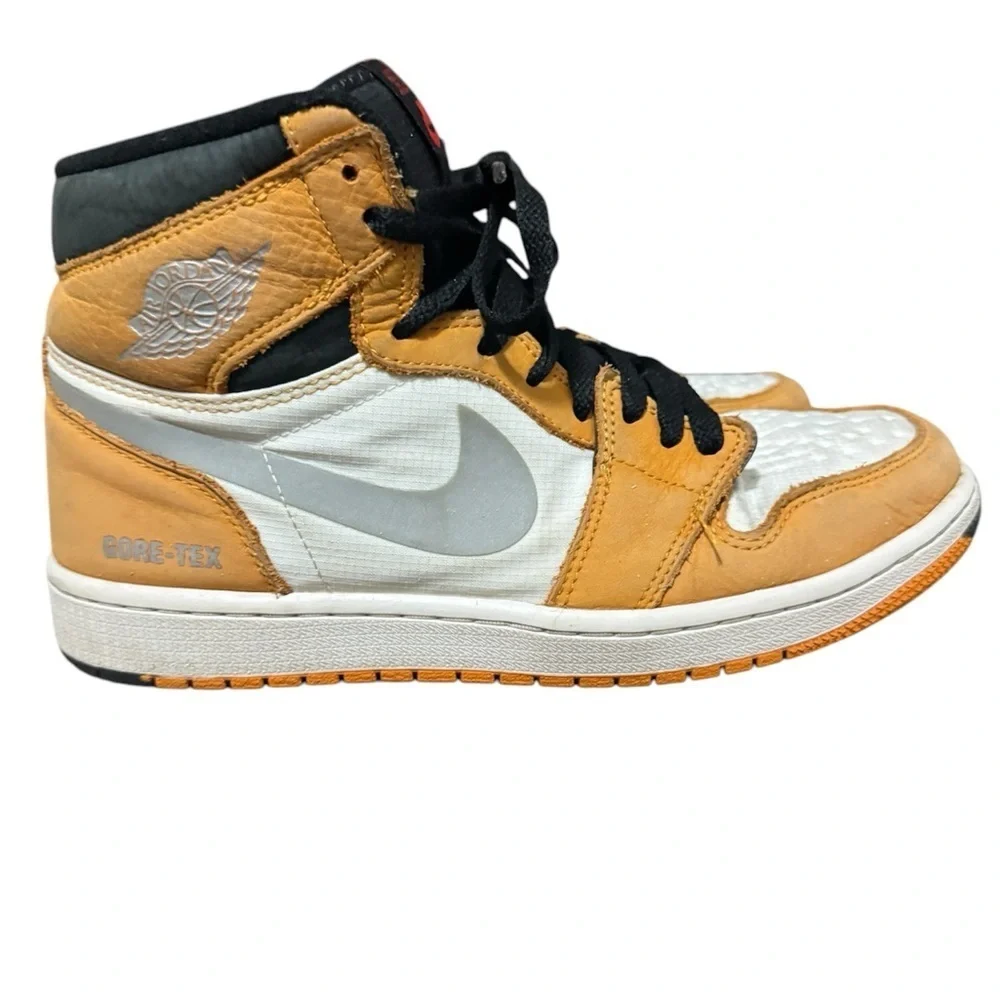 Rare Nike Air Jordan 1 high element Gore-Tex curry size 8 Y2K retro 90’s - Picture 2 of 10